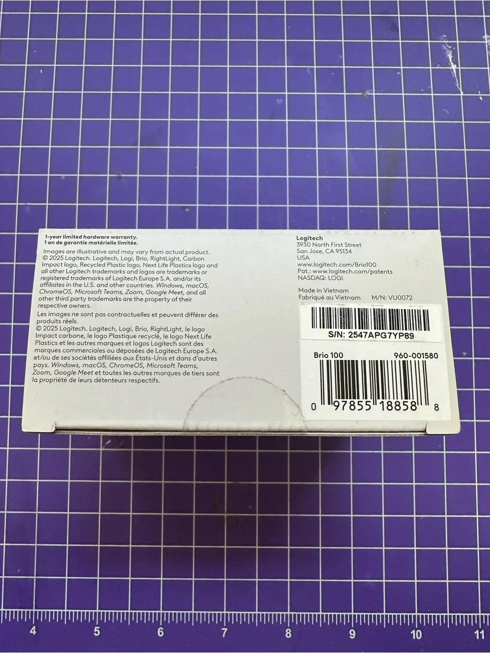 Logitech BRIO 100 Webcam